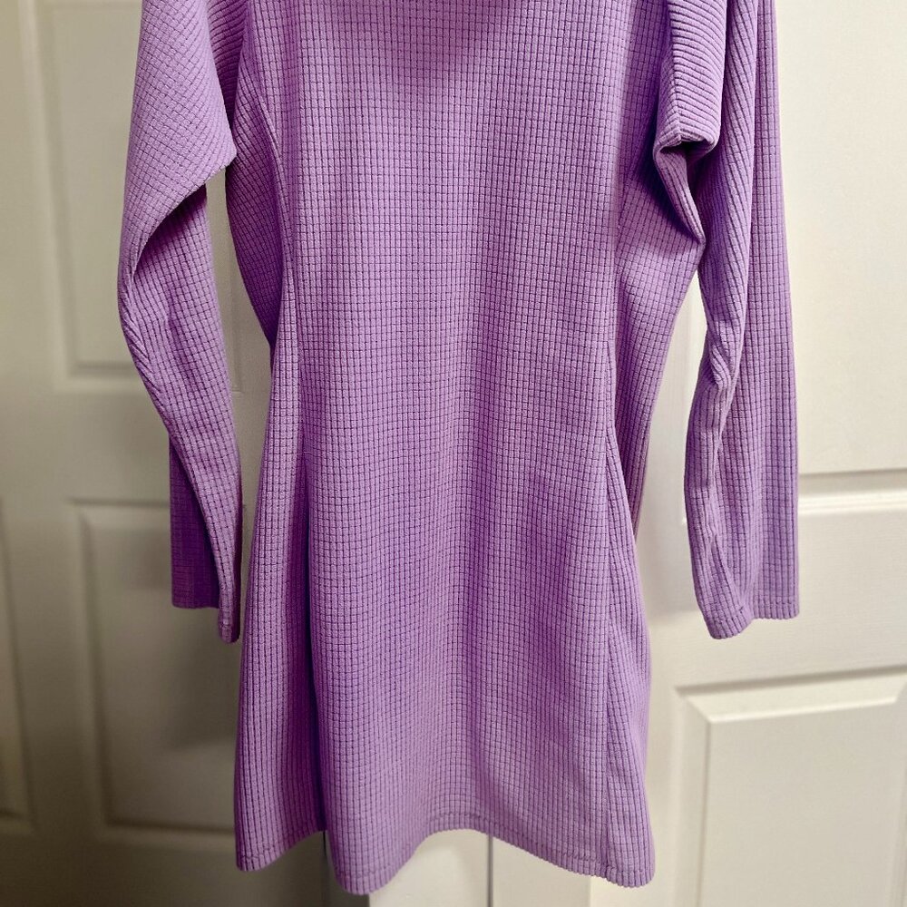 Melanzana Micro Grid Dress, Ladies Size Med, Color: Bloom/Lilac - Picture 6 of 9